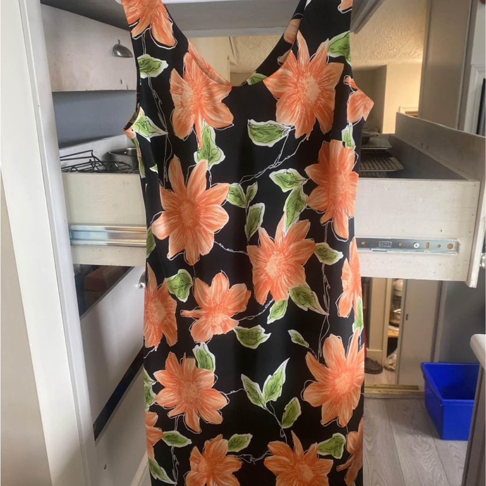 Plus size floral sundress